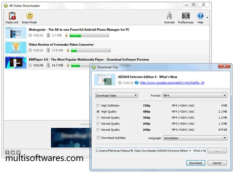 4.2.2185 Portable 4k Video Downloader is available for free download.